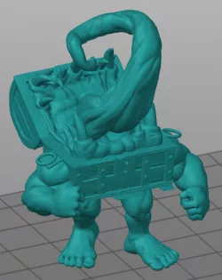 Mimic - Brawler Toothy Treasure Chest - Tabletop Miniature