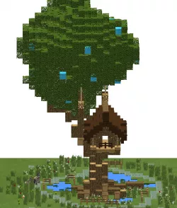Minecraft Treehouse