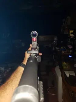 Mock Scope with working reticle or hologram 