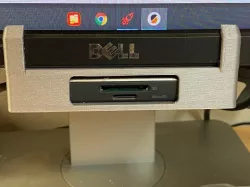 Monitor-Mounted Holder for USB Hub