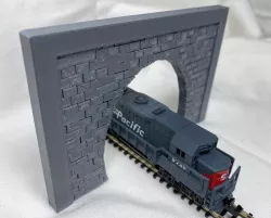 N SCALE TUNNEL PORTAL BRICK KIT A007