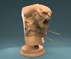 Orc Berserker Bust