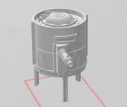 Ork Stompa Kan Turret