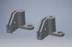 Plexiglass hinge