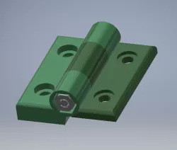 Plexiglass hinge v2