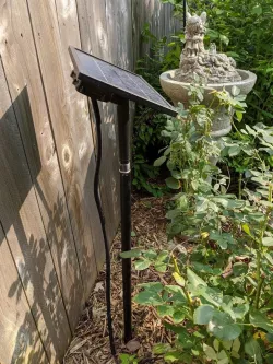 PVC pipe for solar cell stand stake and adaptor