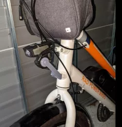 Rad Bike Front Rack Light Mount