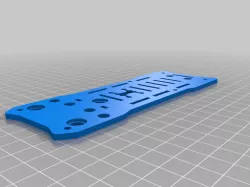 reducing the size of the peon 230 copter and mount for the fpv camera