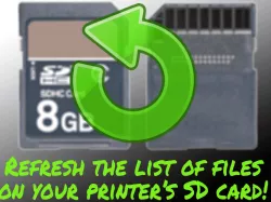 Refresh SD Card Gcode