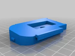 Samsung Refrigerator freezer handle mount (RF323TEDBSR)