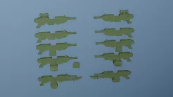 Scifi Assault Rifle Pack miniature
