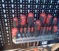 Screwdiver Holder for LUX Tool Wall
