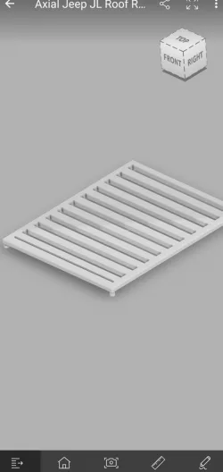 SCX10 iii Jeep JL Roof Rack