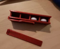 Shirt pocket pillbox