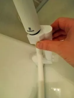 Shower head holder extension