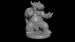 (SSBM) Bowser Trophy (Classic)