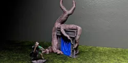 Stone Portal with Tree