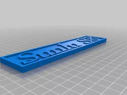 Sunlu S8 Nameplate