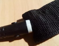 Surfboard leash swivel cover ring