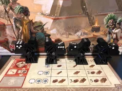Teotihuacan board game workers