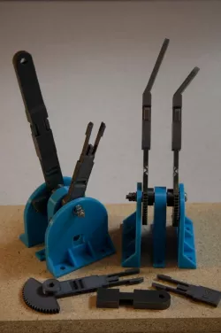 Throttle Quadrant Quick Release Lever Handles