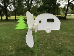 Trailer Wind Spinner Toy