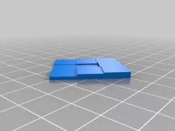 Transparent surface test sampler 3x3