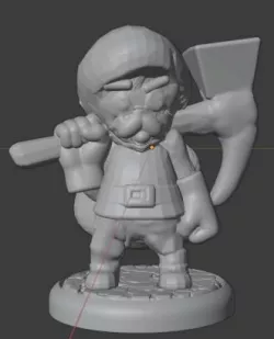 Undermine Peasant Miner Commoner Townsfolk Hero Dungeons and Dragons D&D 25mm Main Character Hero Prospector Sapper