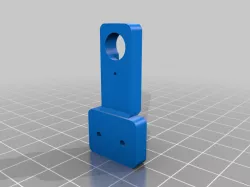 Updated servo and microswitch mount for auto bed leveling of Ender 3 V2 printer