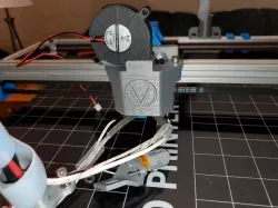 V-King Core XY E3D V6 Dual Extruder Fan & Probe Mount