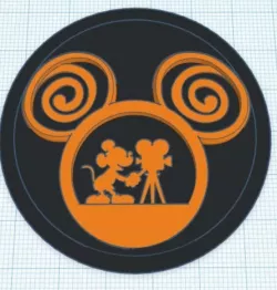 Walt Disney Studios Paris Gate Modular Logo Insert