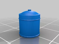 1/4 Scale (28mm) Tea tin and scoop