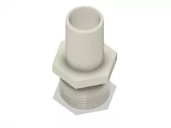 1" BSP to 25mm Hose tail (pond)