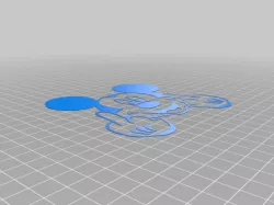 2D Mickey mouse middle fingers 