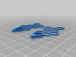 3D Printed HEXA Earrings