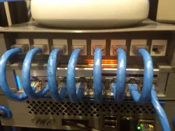 8 port Patch Panel for mini rack