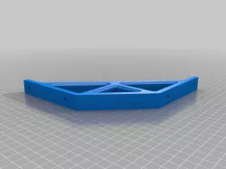 90 Degree Bracket for 2020 Extrusion with Access Holes and plexiglass mounting holes