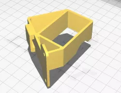 Action camera mount for drone