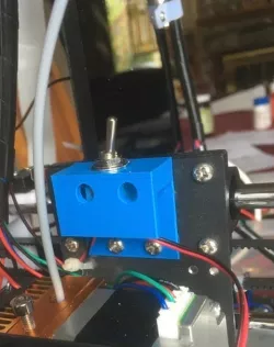 Anet8 toggle switch mount