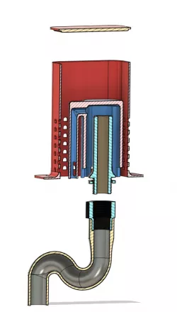 aquaponic bell siphon