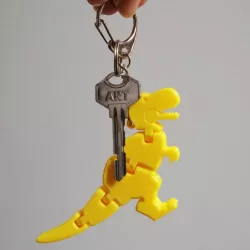 Baby T-rex Flexy Keychain
