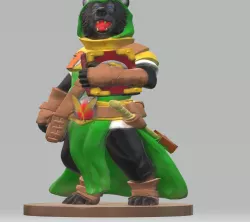 Baernard Berrypaw, Bearfolk Forest Mage