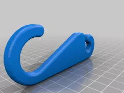 Basic cargo net hook