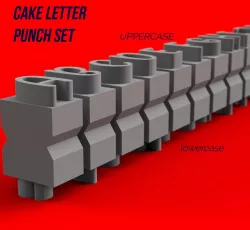Cake Letters Punches/stamps