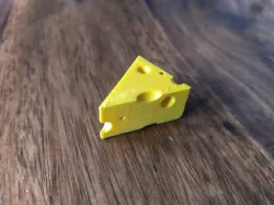 Cartoon Cheese Keychain
