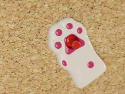 cat paw - push pin