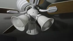 Ceiling Fan Lamp Shade (2 hour print)