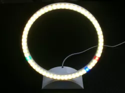 clock with base - Uhr zum hinstellen WS2812 Ring 60 Arduino Nano DS3231
