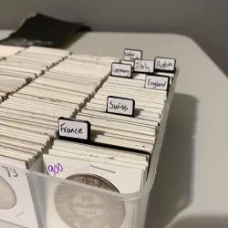Coin flip 2x2 divider sorter