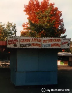 Cotton candy stand